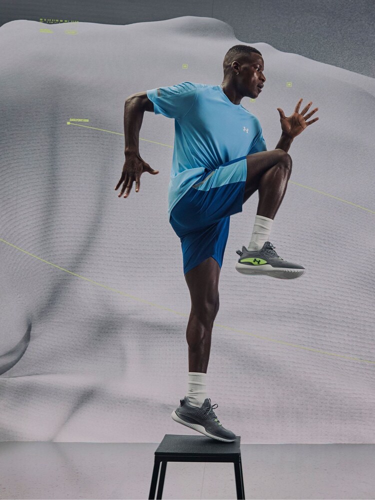 رمادي/أصفر - Under Armour Flow Dynamic Trainers - Image 5 of 13