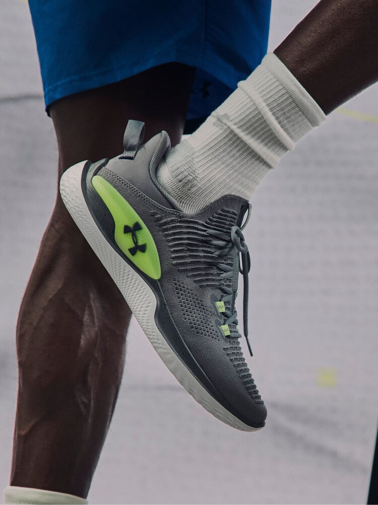 رمادي/أصفر - Under Armour Flow Dynamic Trainers - Image 6 of 13