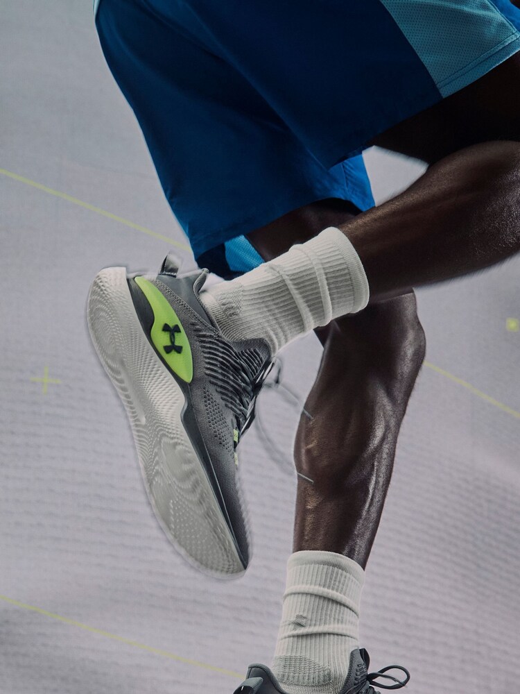 رمادي/أصفر - Under Armour Flow Dynamic Trainers - Image 7 of 13