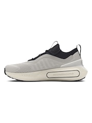 Under Armour White/Black Phantom 4 Trainers - Image 4 of 7