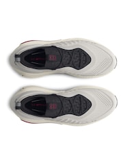 Under Armour White/Black Phantom 4 Trainers - Image 6 of 7