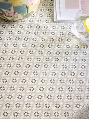Natural Micro Tile Wipe Clean Tablecloth - Image 2 of 3