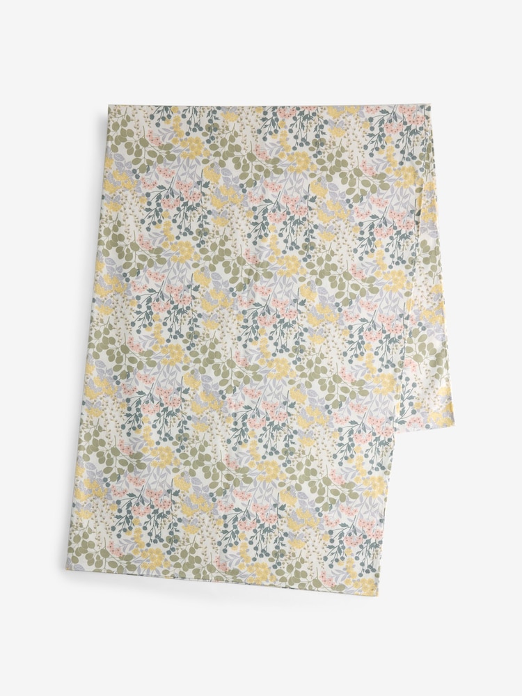 Multi 100% Cotton Esme Floral Wipe Clean Table Cloth - Image 4 of 4 Multi 100% Cotton Esme Floral Wipe Clean Table Cloth - Image 4 of 4