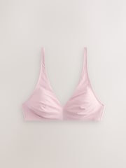 Yellow/Grey Non Pad Non Wire Cotton Blend Ultimate Comfort Bras 3 Pack - Image 10 of 12
