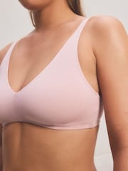 Yellow/Grey Non Pad Non Wire Cotton Blend Ultimate Comfort Bras 3 Pack - Image 5 of 12