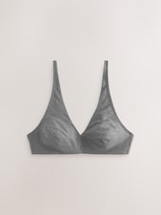 Yellow/Grey Non Pad Non Wire Cotton Blend Ultimate Comfort Bras 3 Pack - Image 8 of 12