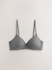 Yellow/Grey Pad Non Wire Cotton Blend Ultimate Comfort Bras 3 Pack - Image 8 of 12