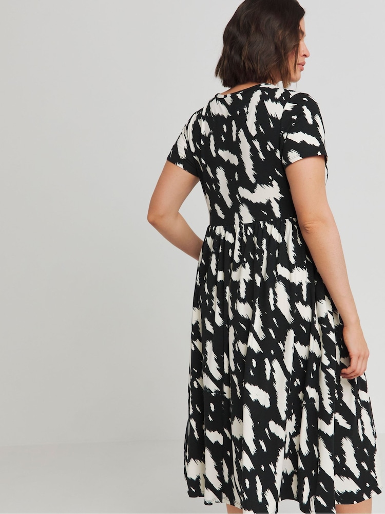 Simply Be Black Supersoft Pocket Midi Dress - Image 2 of 4