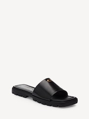 COACH Black Florence Leather Sandals - Image 2 of 7