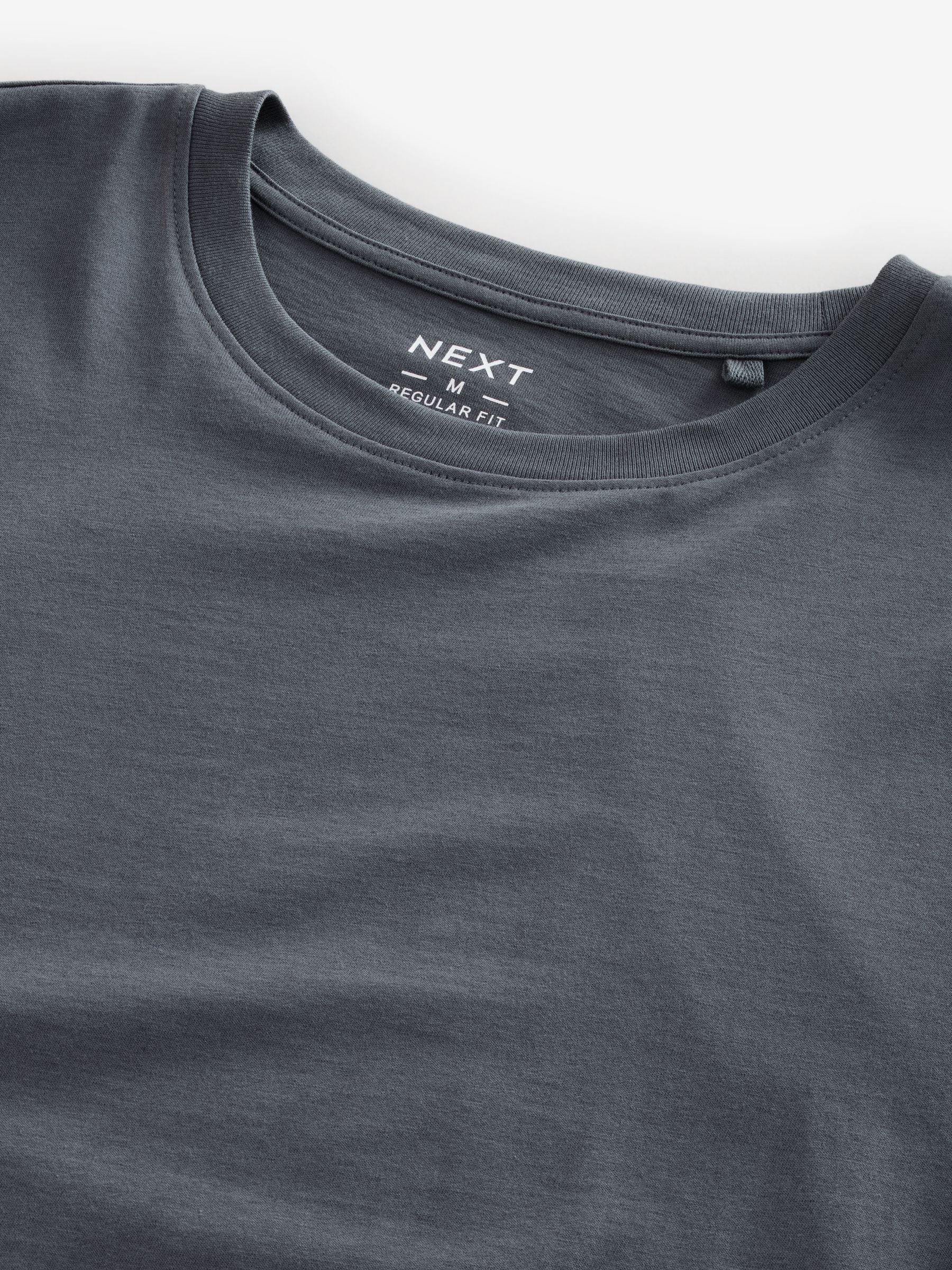 グレー　T Buy Grey Slate Regular Fit Essential Crew Neck Cotton T