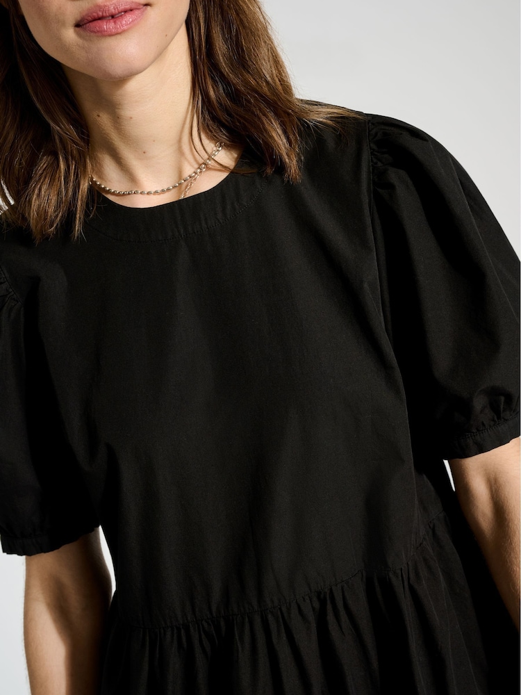 Baukjen Georgiana Organic Cotton Black Dress - Image 2 of 3