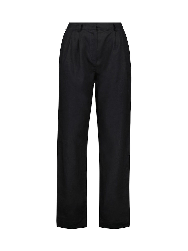 Baukjen – Regine – Hose aus 100 % Leinen, Schwarz - Bild 5 von 5