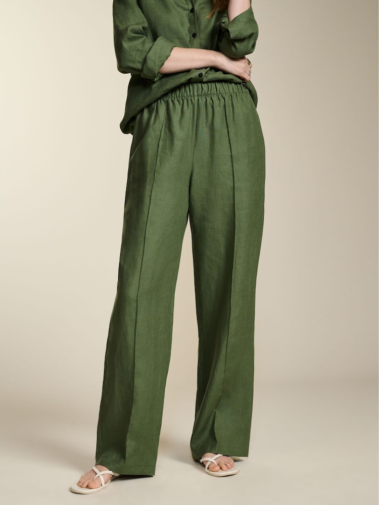 Baukjen Green Yvonne Hemp Trousers - Image 2 of 5