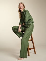 Baukjen Green Yvonne Hemp Trousers - Image 5 of 5