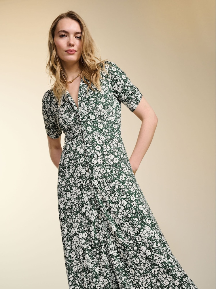 Baukjen Green Sabine Dress with Lenzing™ Ecovero™ - Image 1 of 4