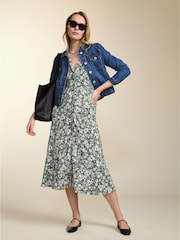 Baukjen Green Sabine Dress with Lenzing™ Ecovero™ - Image 3 of 4
