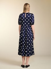 Baukjen Blue Manon Satin Dress - Image 3 of 4