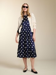 Baukjen Blue Manon Satin Dress - Image 4 of 4