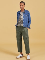 Pantalones cargo verdes orgánicos Edith de Baukjen - Imagen 1 de 4