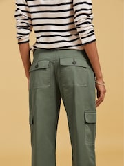 Pantalones cargo verdes orgánicos Edith de Baukjen - Imagen 3 de 4