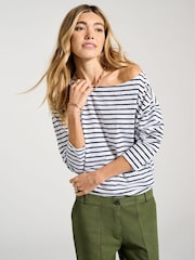 Baukjen Dolores Organic 100% Cotton White Top - Image 1 of 4
