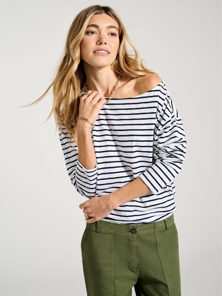 Baukjen Dolores Organic 100% Cotton White Top - Image 1 of 4
