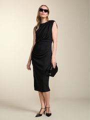 Baukjen Michaela Black Dress with Tencel™ - Image 1 of 4
