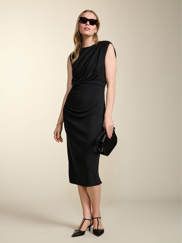 Baukjen Michaela Black Dress with Tencel™ - Image 1 of 4