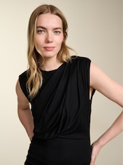 Baukjen Michaela Black Dress with Tencel™ - Image 2 of 4