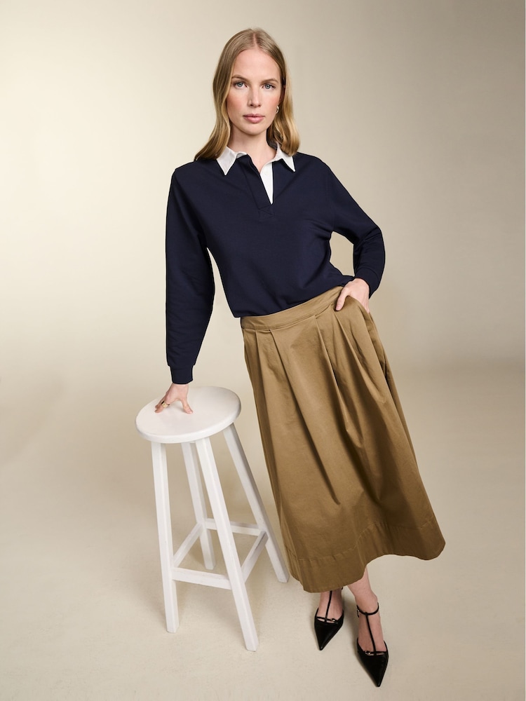 Baukjen Cream Renee Upcycled Skirt - Image 1 of 4