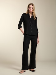 Baukjen Martine Linen Black Shirt - Image 3 of 4