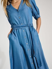 Baukjen Blue Yasmyn Dress with Tencel™ - Image 4 of 5