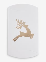 White/Gold Christmas Gift Bag Pillow Pack - Image 2 of 6