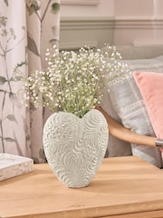 Natural Textured Heart Vase - Image 1 of 5