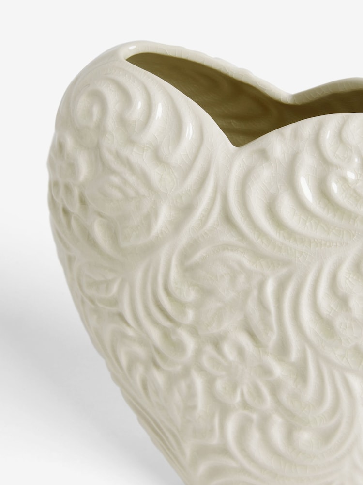 Natural Textured Heart Vase - Image 5 of 5