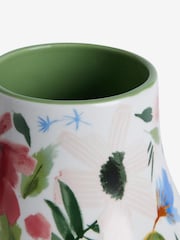 Vaso cerâmico com estampa floral - Imagem 5 de 5