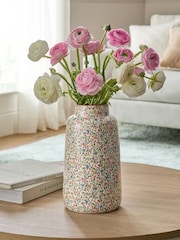 Pink Large Ditsy Floral Vase - Image 1 of 4