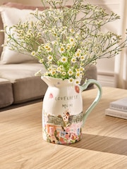 Keramik Loveliest Mum House Scene Kanna Vas - Bild 1 av 4