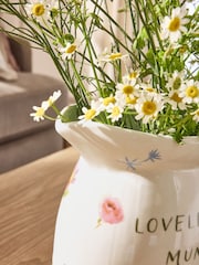 Keramik Loveliest Mum House Scene Kanna Vas - Bild 2 av 4