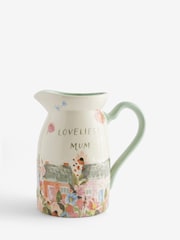 Keramik Loveliest Mum House Scene Kanna Vas - Bild 3 av 4