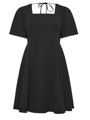 Yours Curve Black LIMITED COLLECTION Curve Black Angel Sleeve Mini Dress - Image 6 of 6