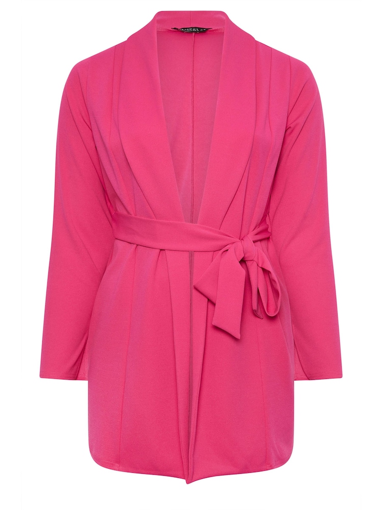 Yours Curve Pink Limited Collection Blazer - Image 6 of 6