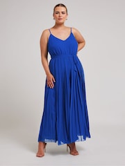 Azul - Yours Curve Pleated Jumpsuit - Imagen 2 de 5