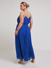 Azul - Yours Curve Pleated Jumpsuit - Imagen 3 de 5