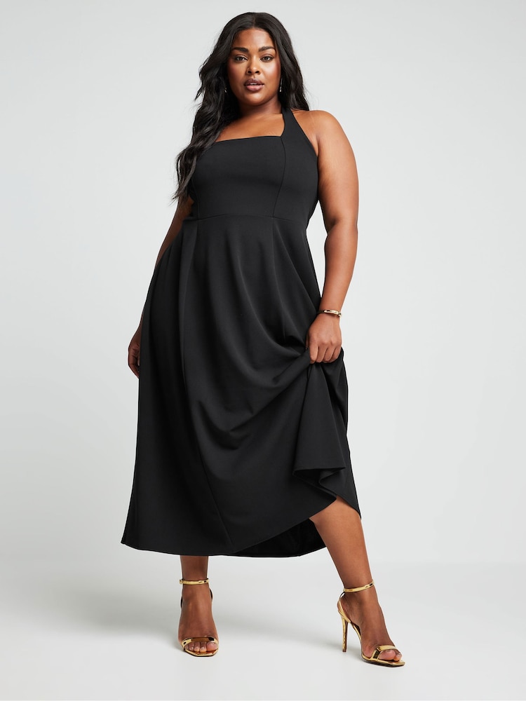 Yours Curve – Midaxikleid mit Neckholder - Bild 1 von 5 Yours Curve – Midaxikleid mit Neckholder - Bild 1 von 5