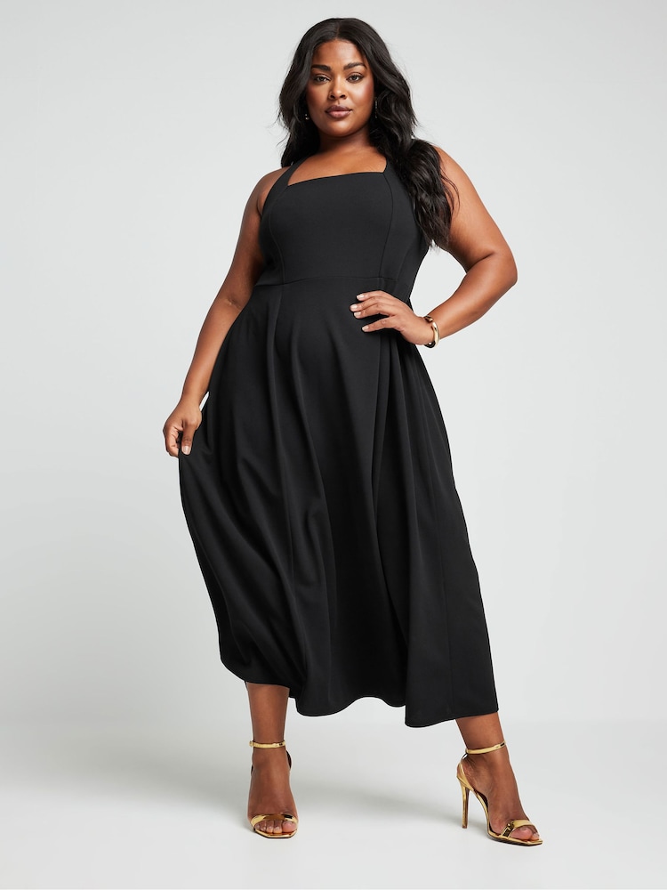 Yours Curve – Midaxikleid mit Neckholder - Bild 2 von 5 Yours Curve – Midaxikleid mit Neckholder - Bild 2 von 5