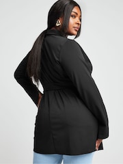 Yours Curve Black Limited Collection Blazer - Image 2 of 5