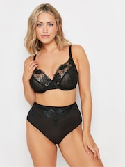 Yours Curve Pink & Black Non-Padded Bra 2 Pack - Image 3 of 8