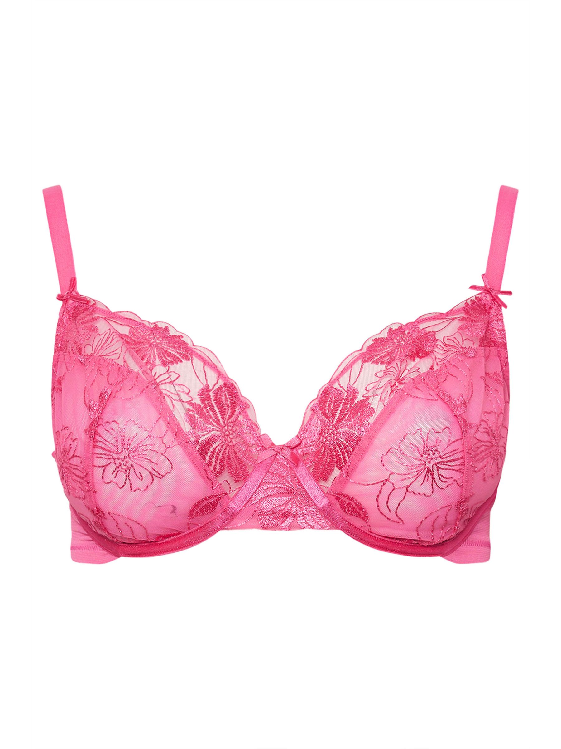 Buy Yours Curve Pink & Black Non-Padded Bra 2 Pack from the Next UK ...