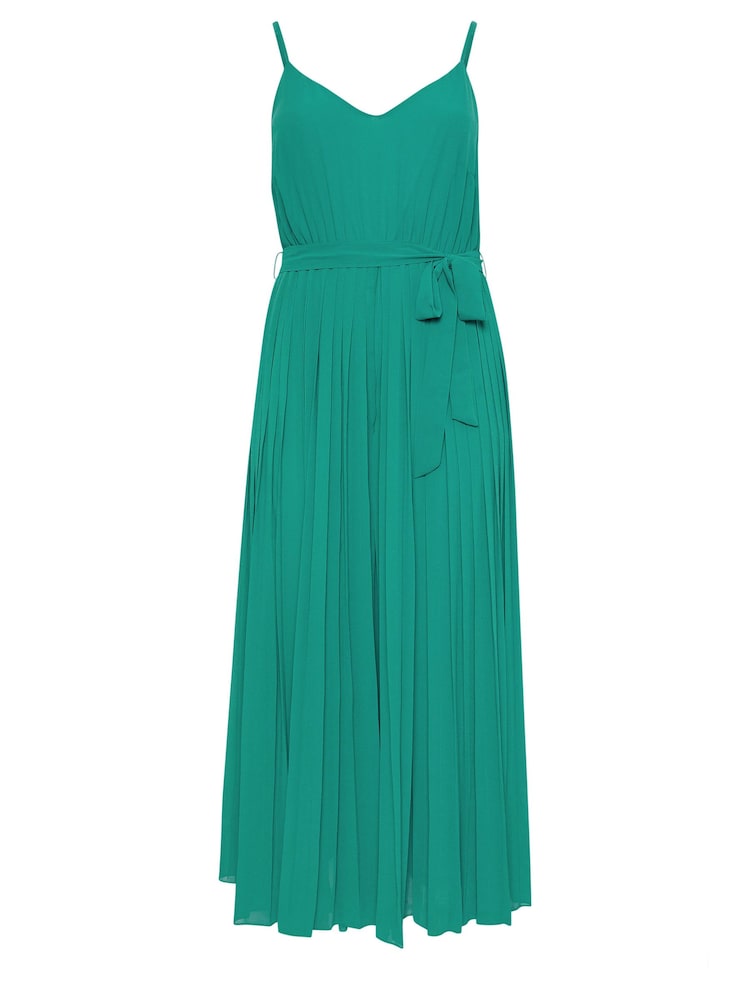Verde - Yours Curve Pleated Jumpsuit - Imagen 5 de 5